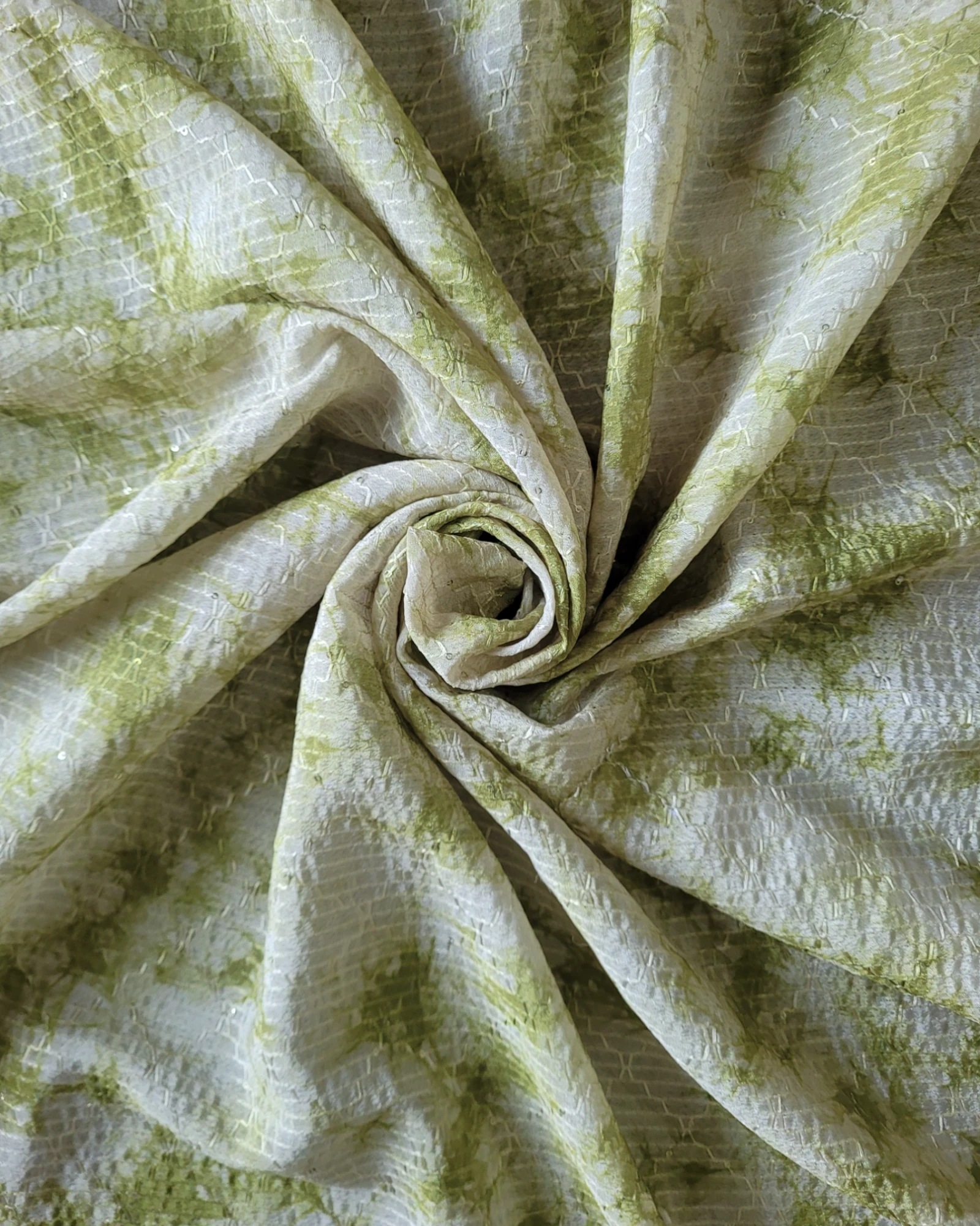 Green Anita Chinnon Saree