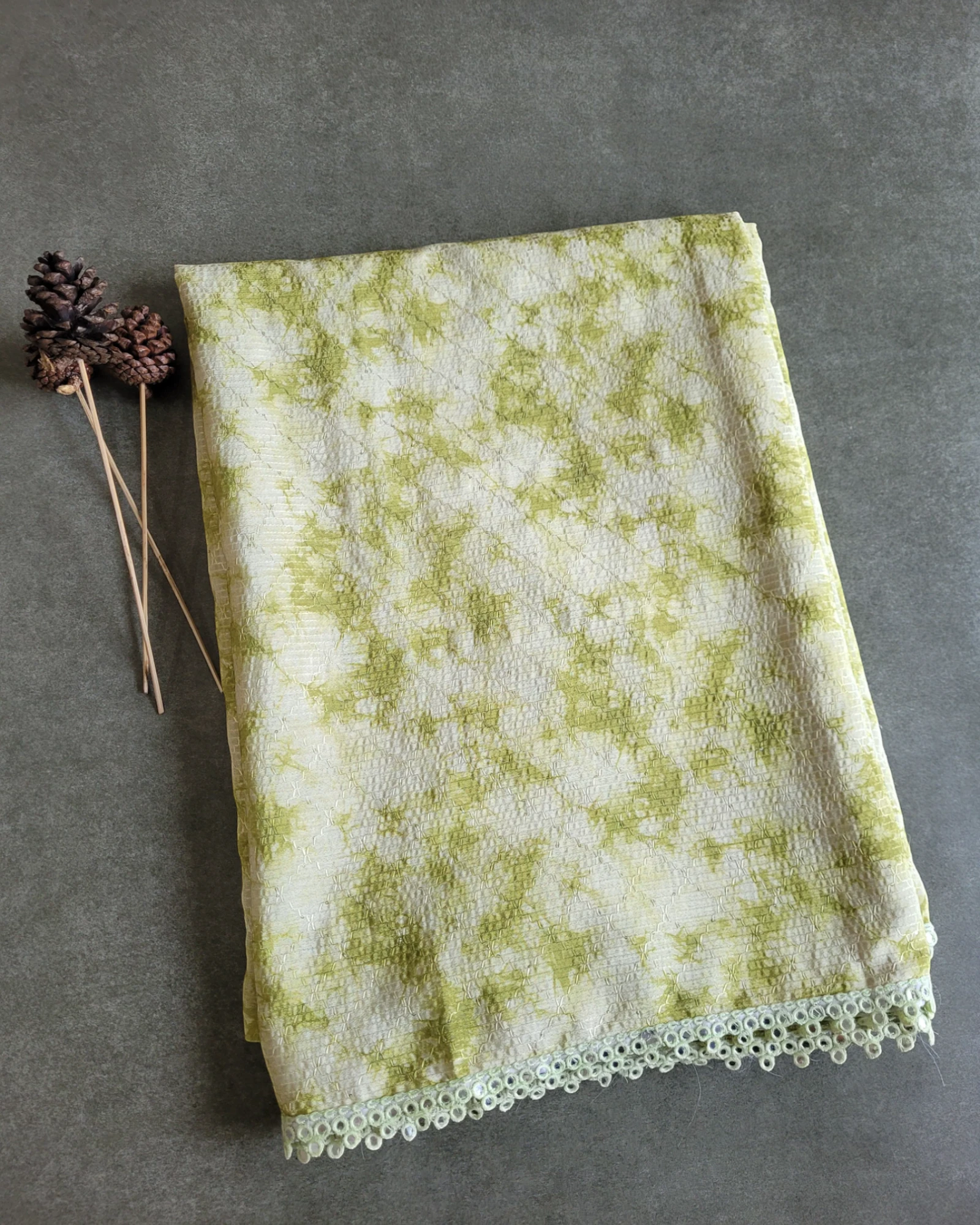 Green Anita Chinnon Saree