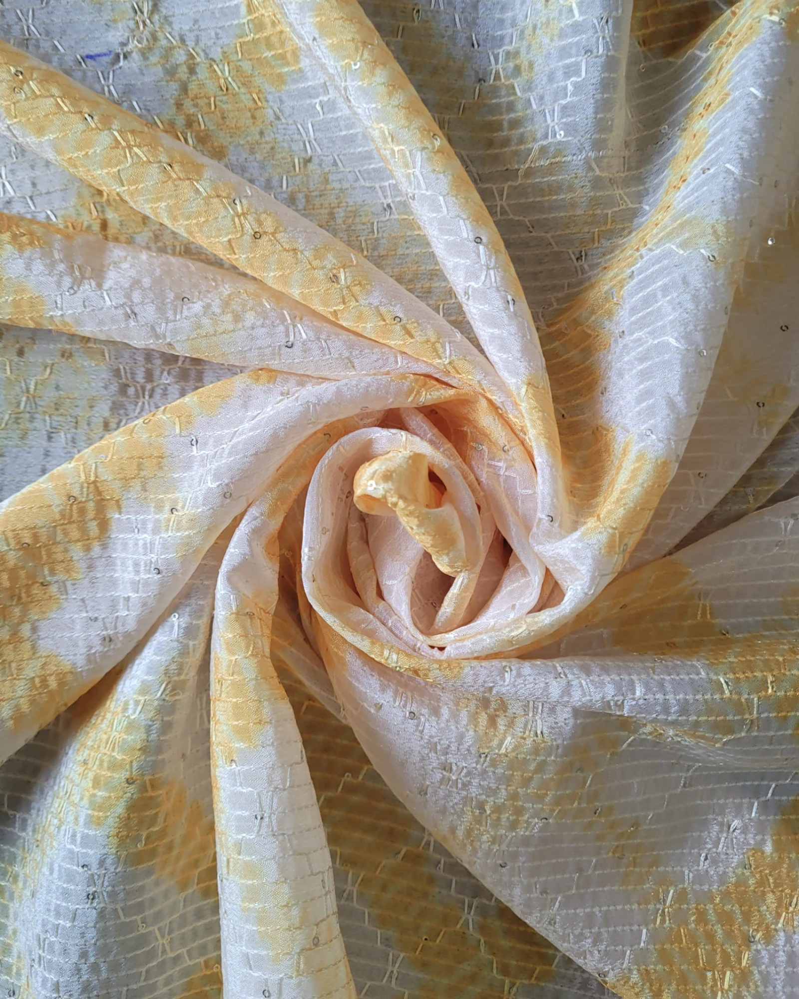 Yellow Anita Chinnon Saree