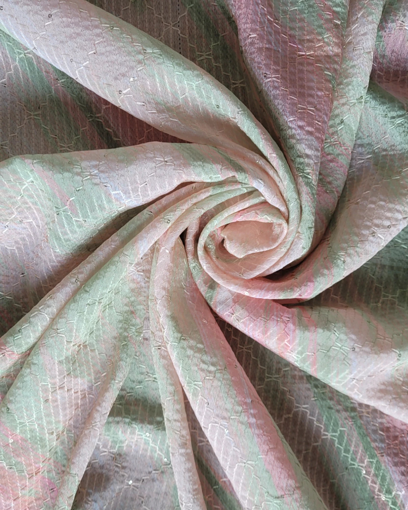 Multicolor Anita Chinnon Saree