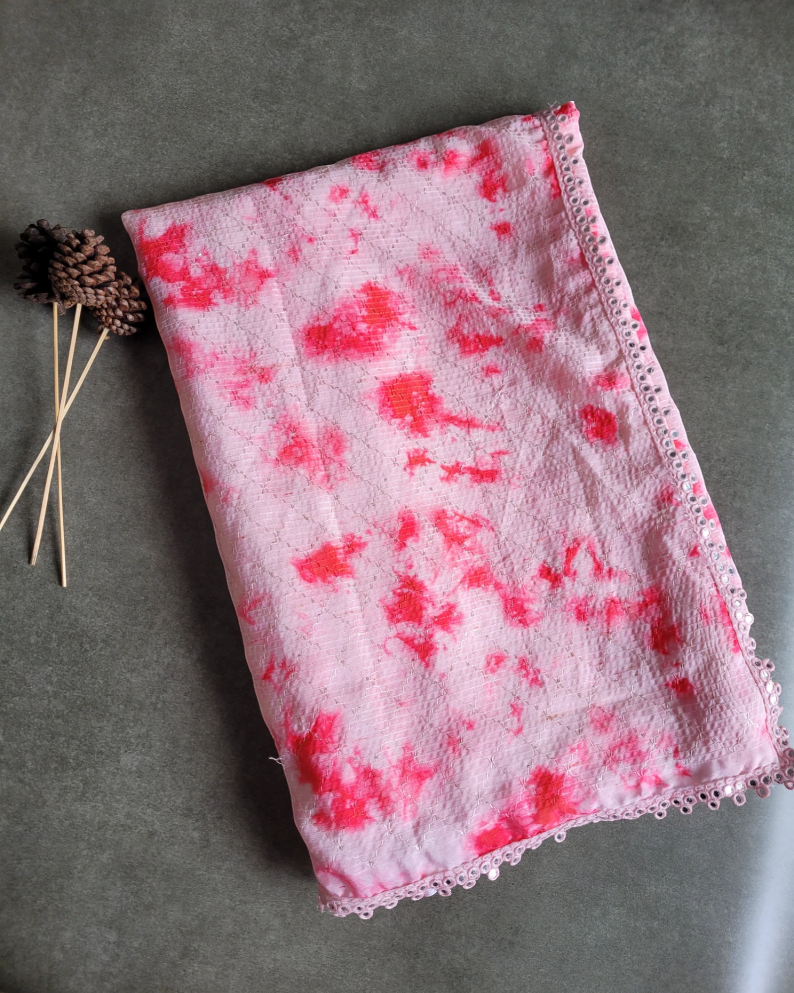 Pink Anita Chinnon Saree