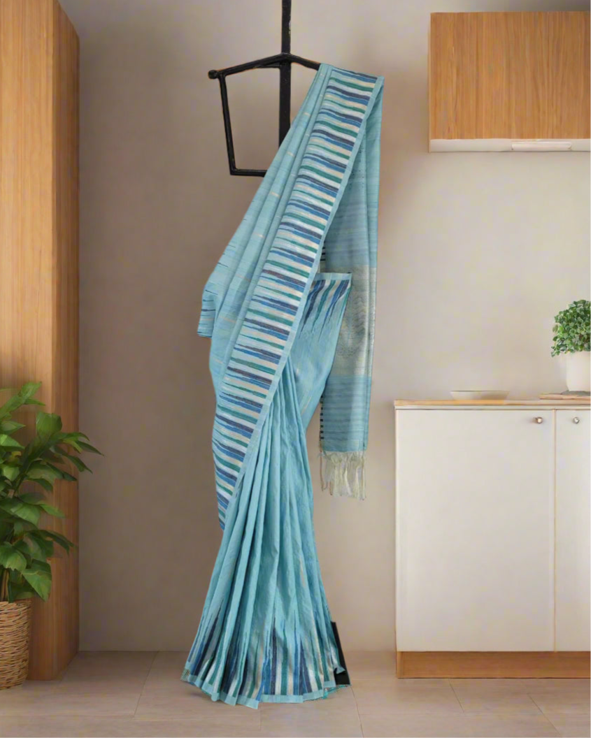 Blue Amrita Viscose Saree