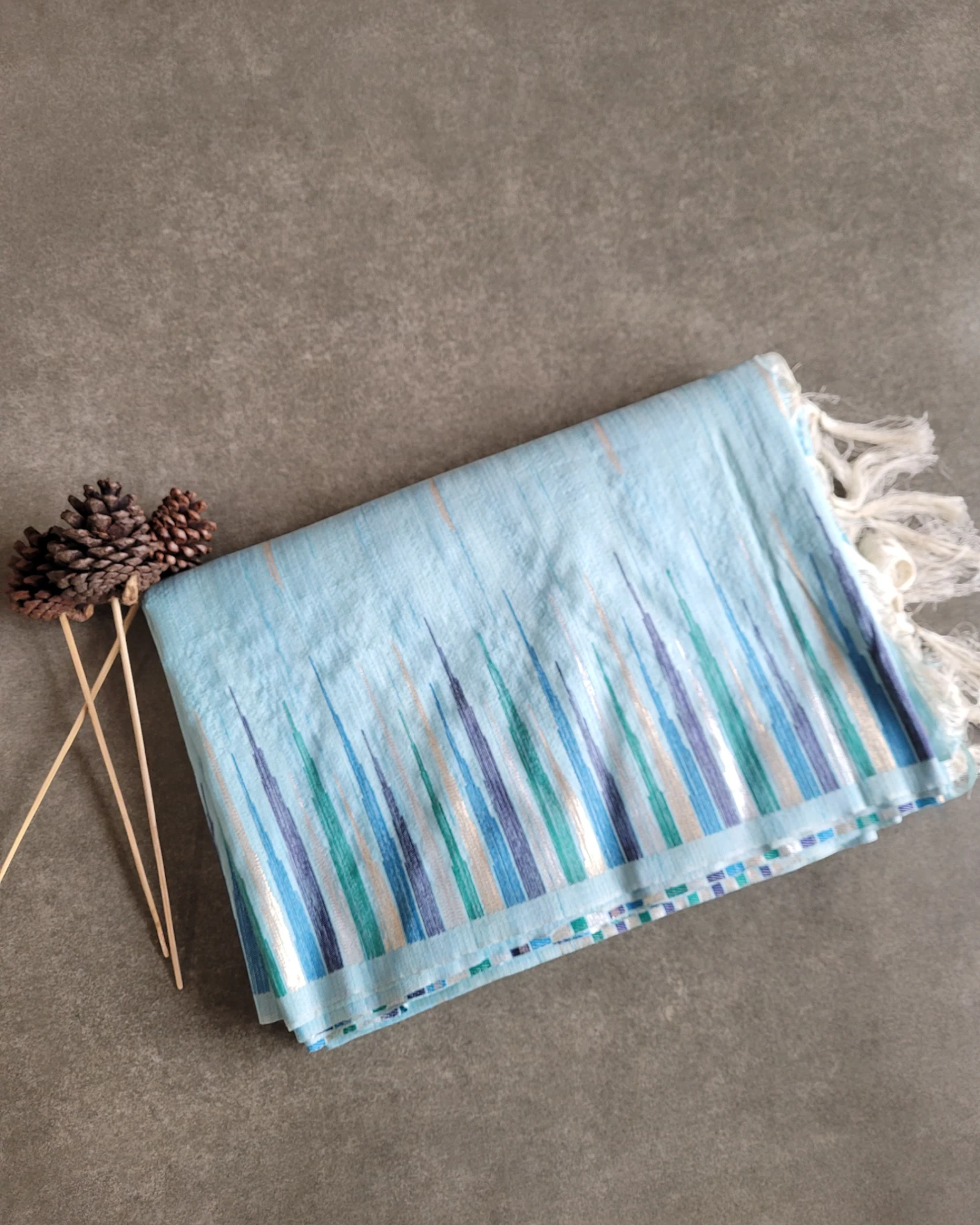 Blue Amrita Viscose Saree