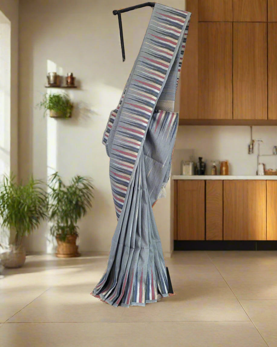 Steel Amrita Viscose Saree