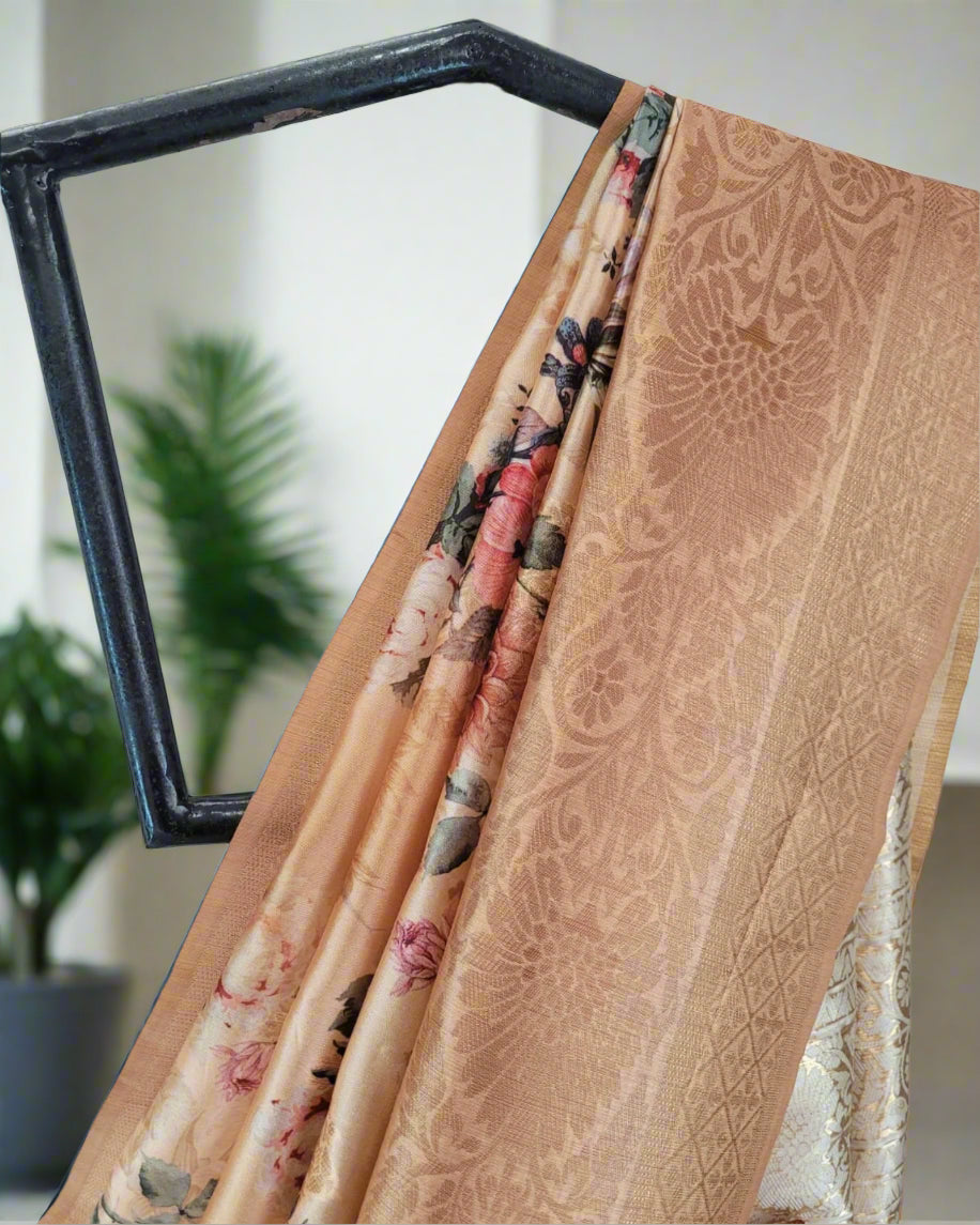 Gold Amrita Viscose Saree