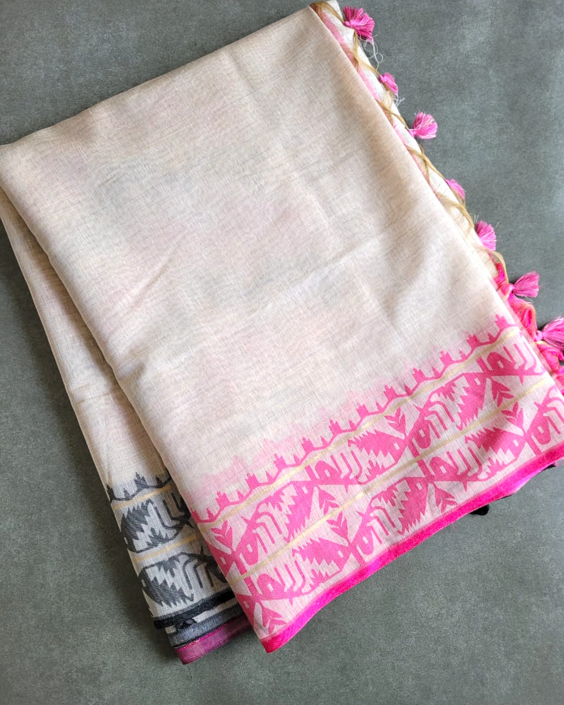 Pink Inaya Cotton Saree