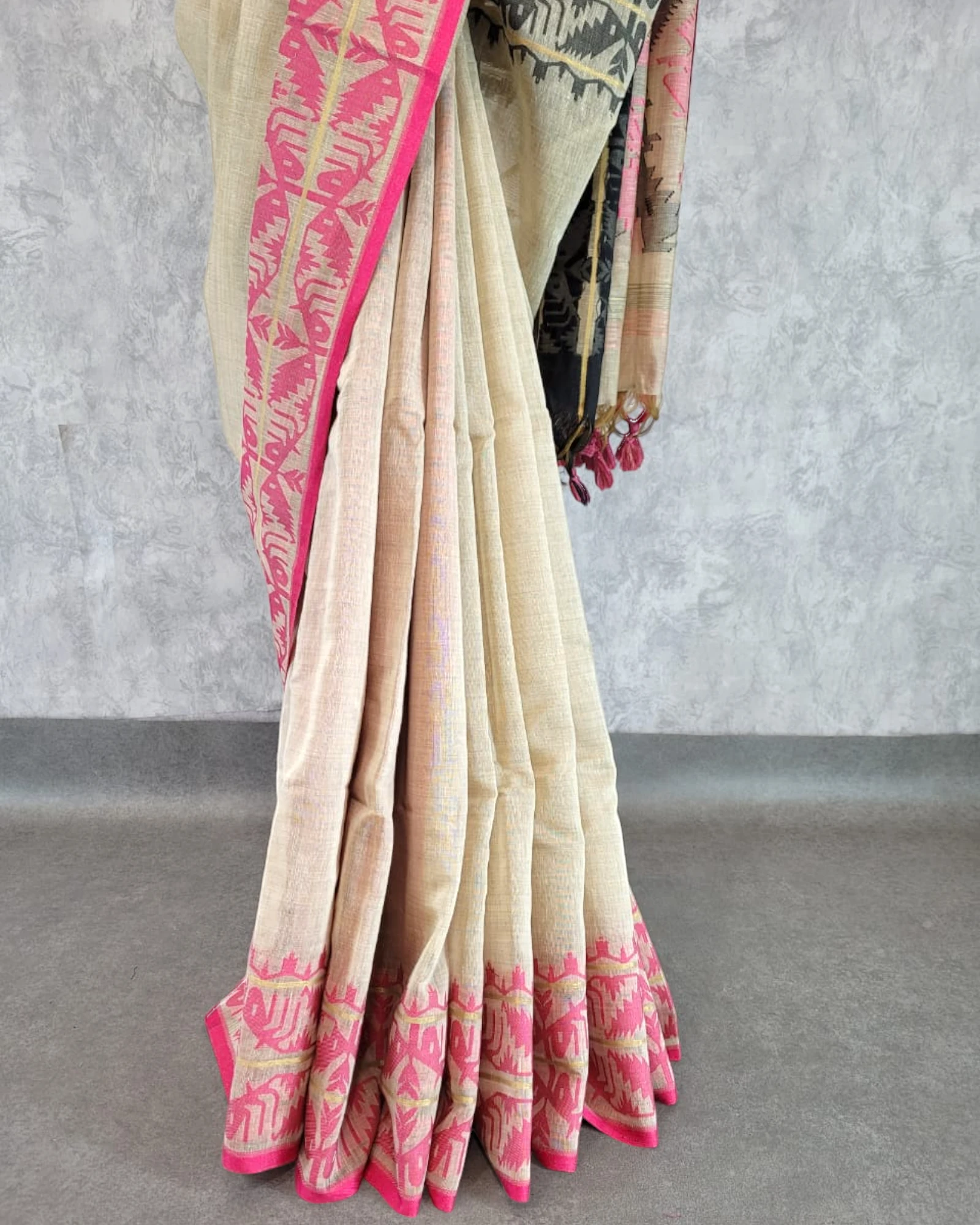 Pink Inaya Cotton Saree