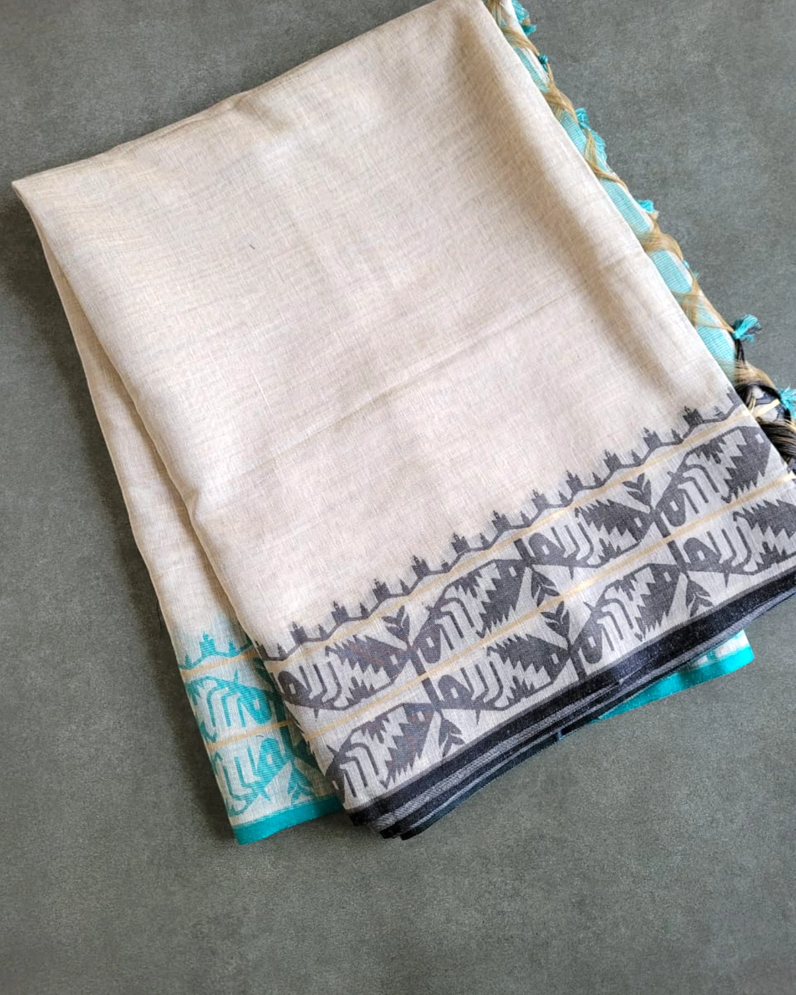 Blue Inaya Cotton Saree