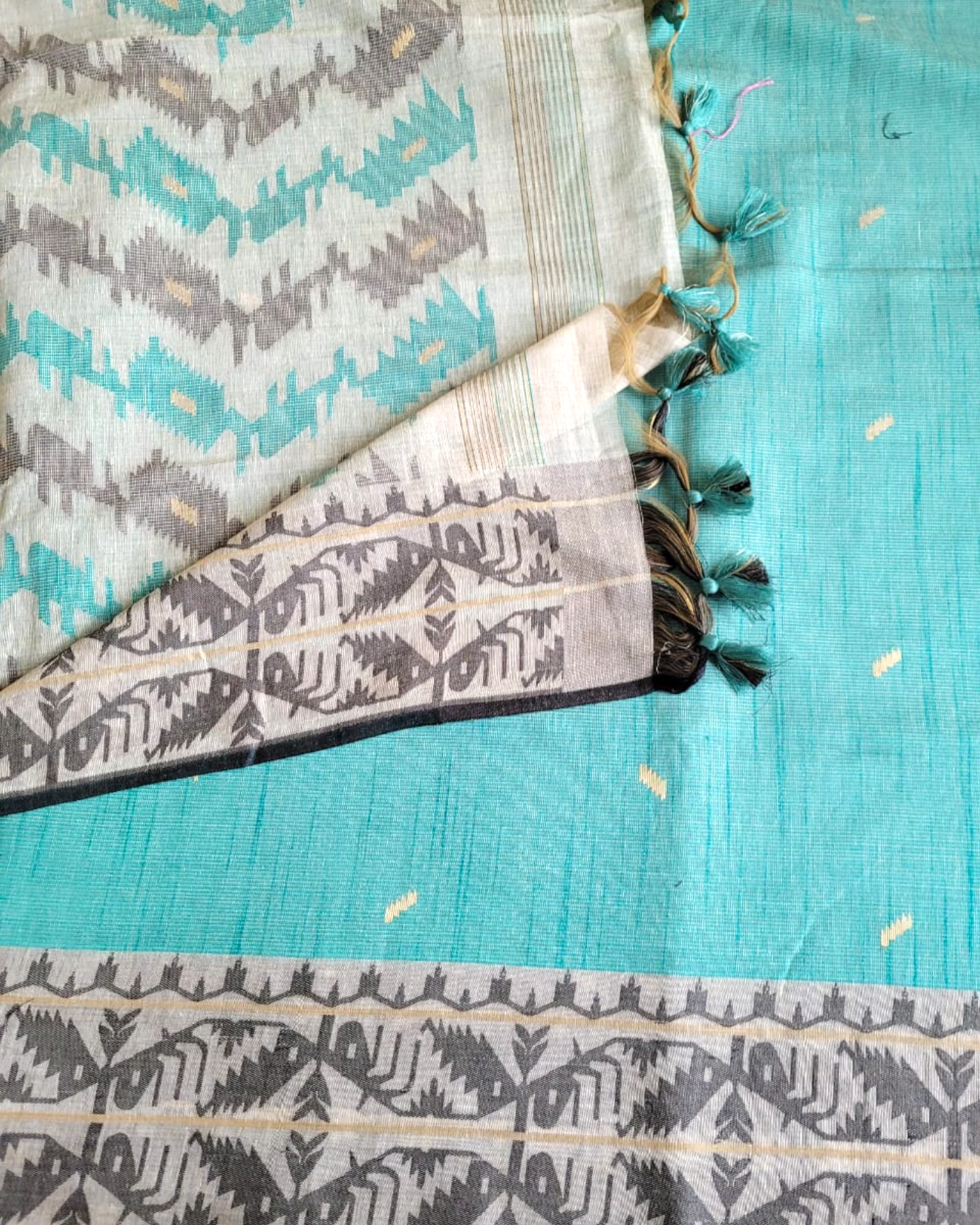 Blue Inaya Cotton Saree