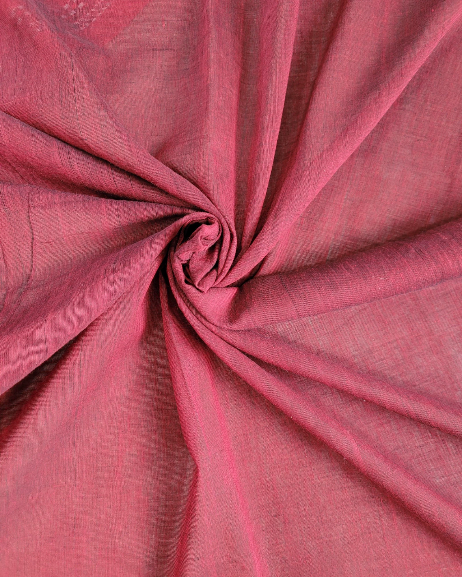 Red Rhytmn Cotton Saree