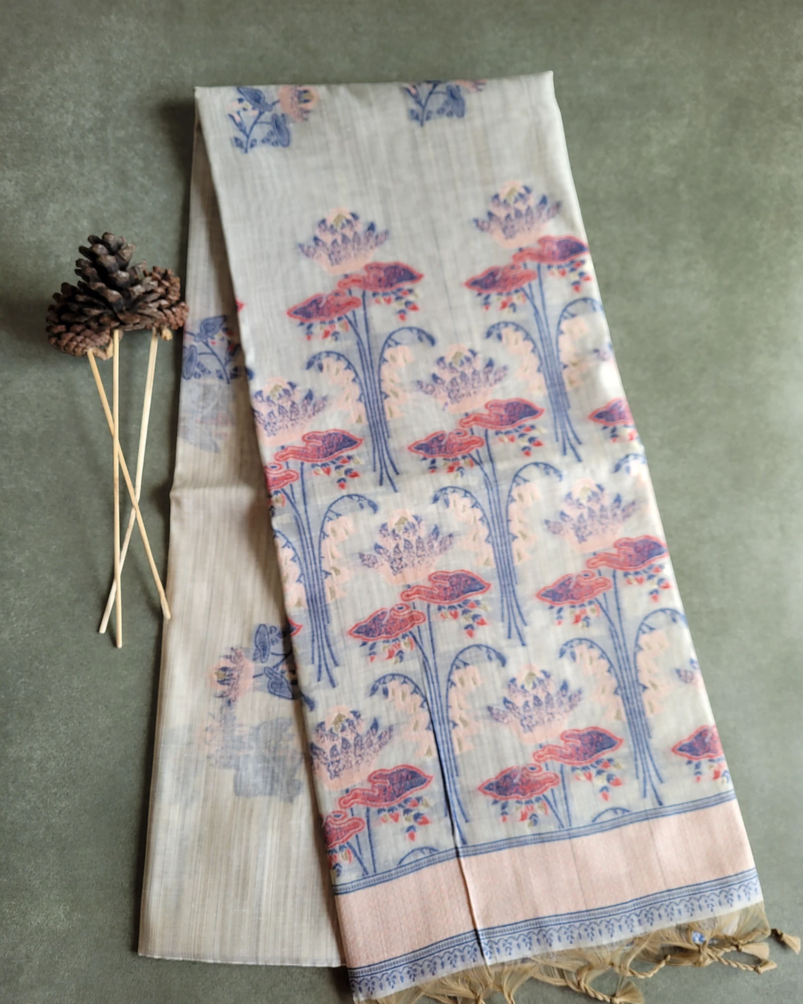 Indigo Isha2 Cotton saree