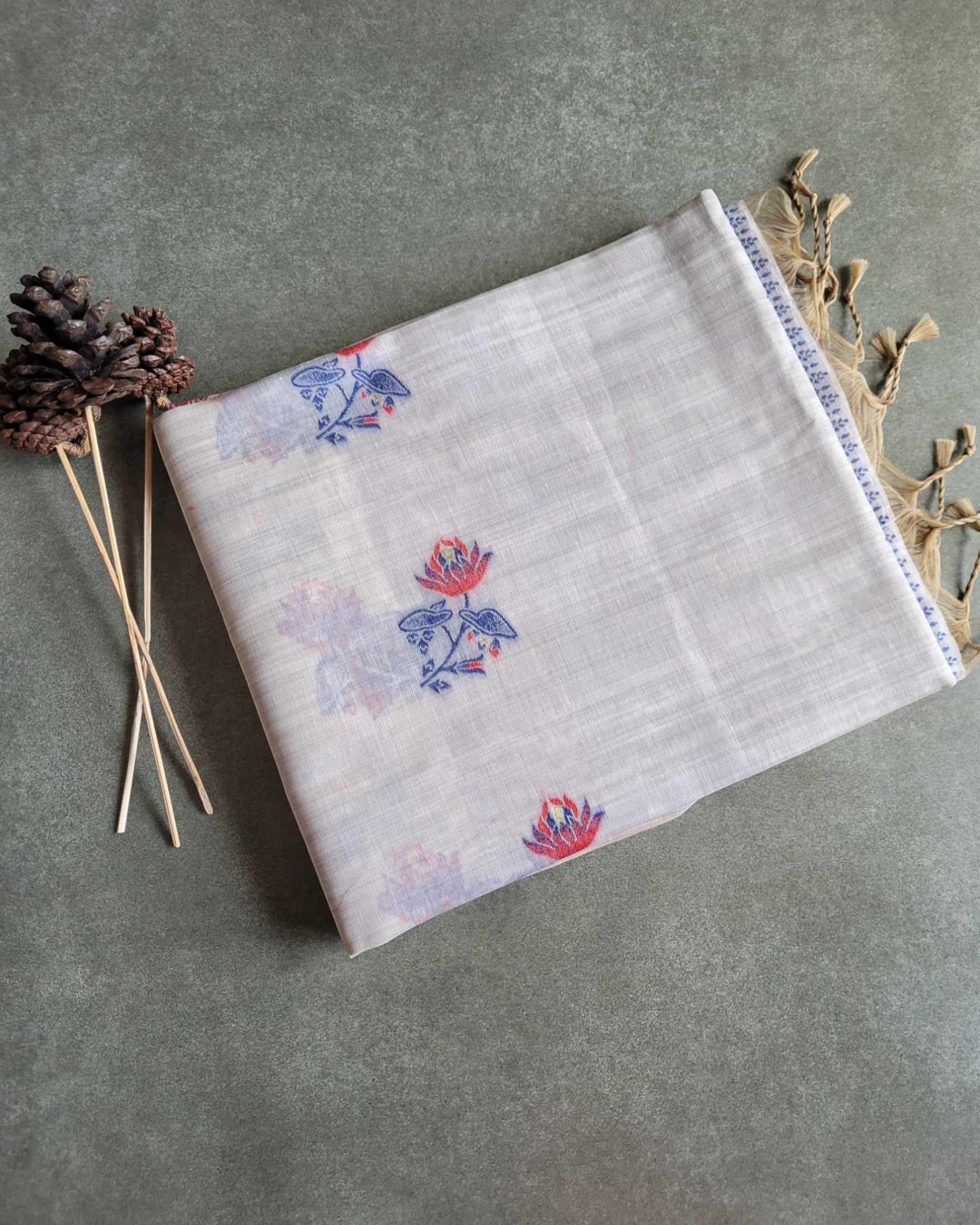 Indigo Isha2 Cotton saree