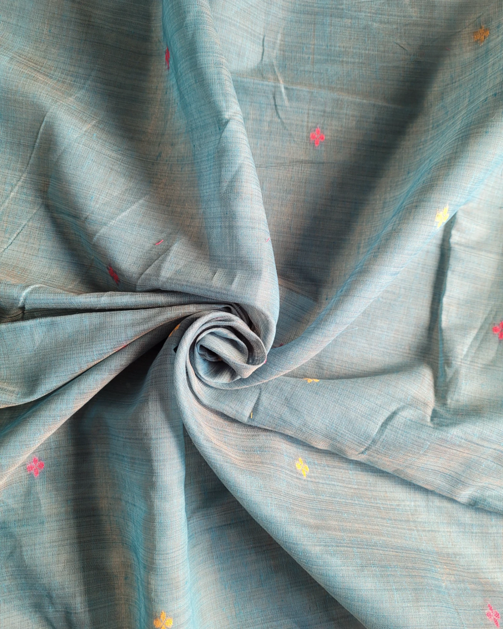 Blue Isha2 Cotton saree