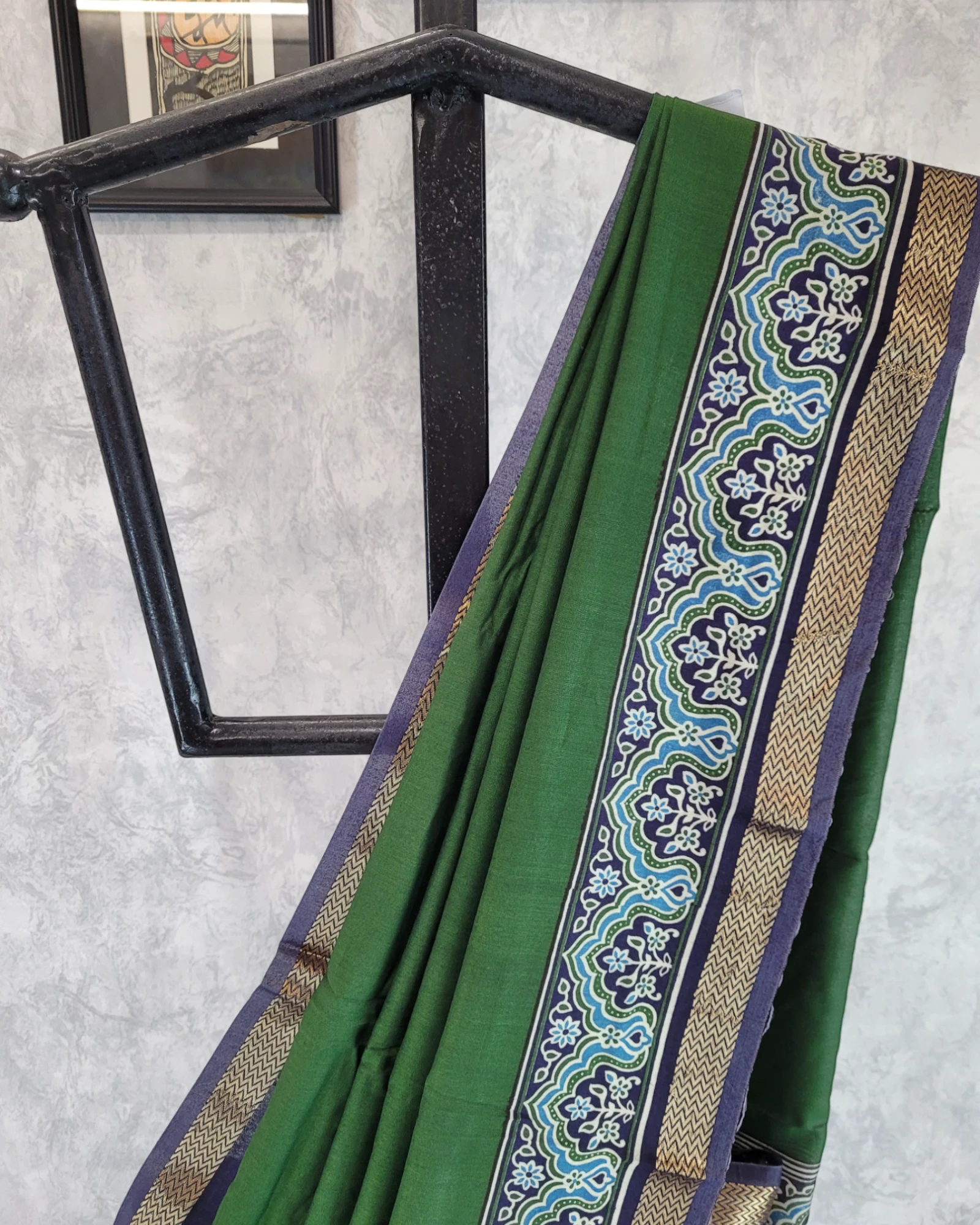 Green Krupa Mul saree