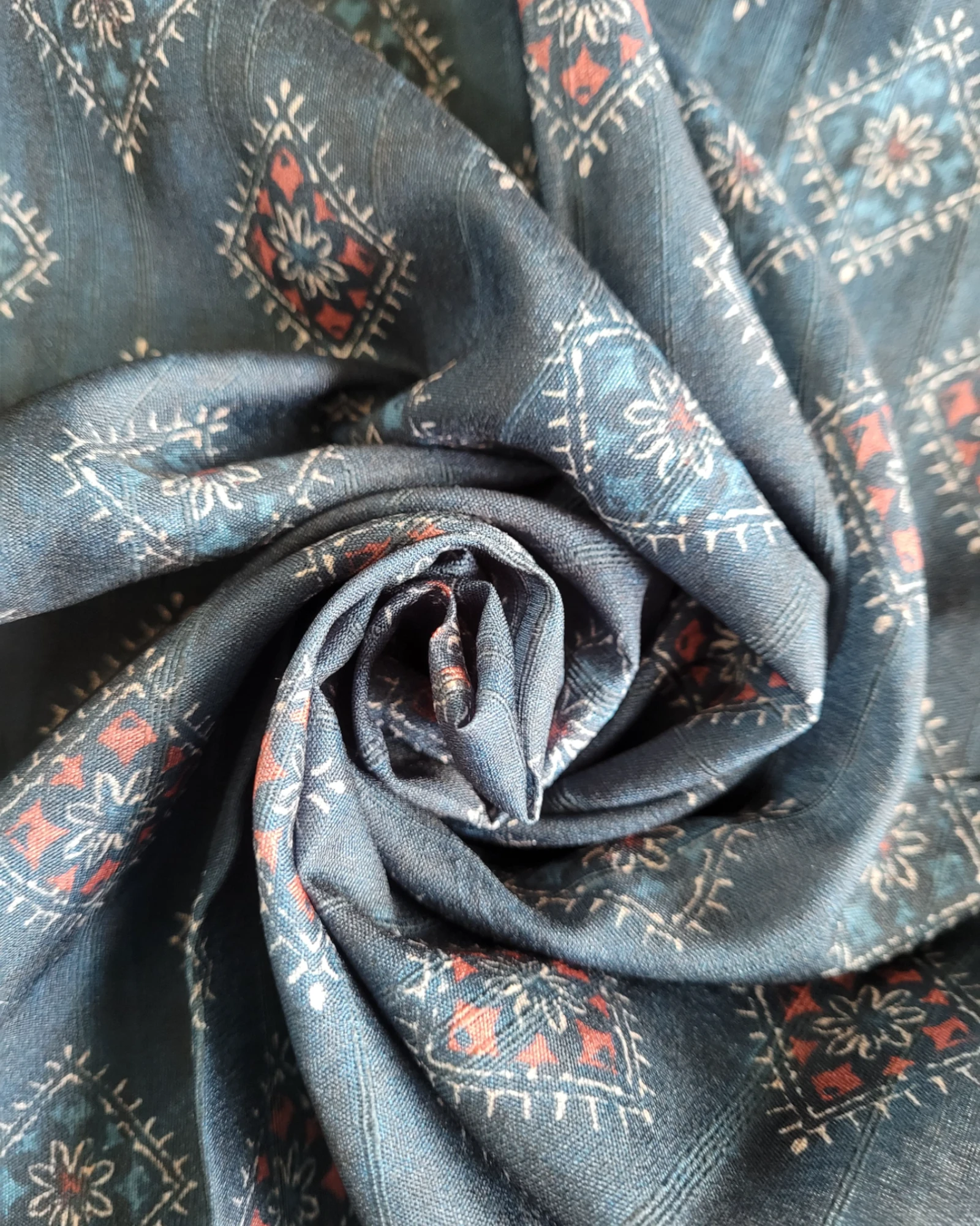 Blue Kriti Tussar saree