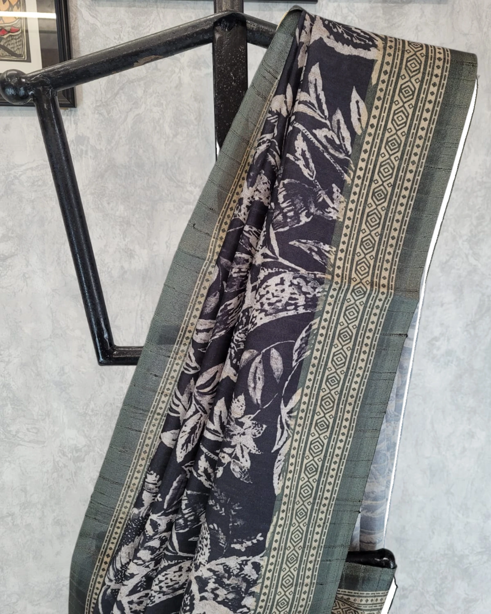 Slate Kriti Tussar saree