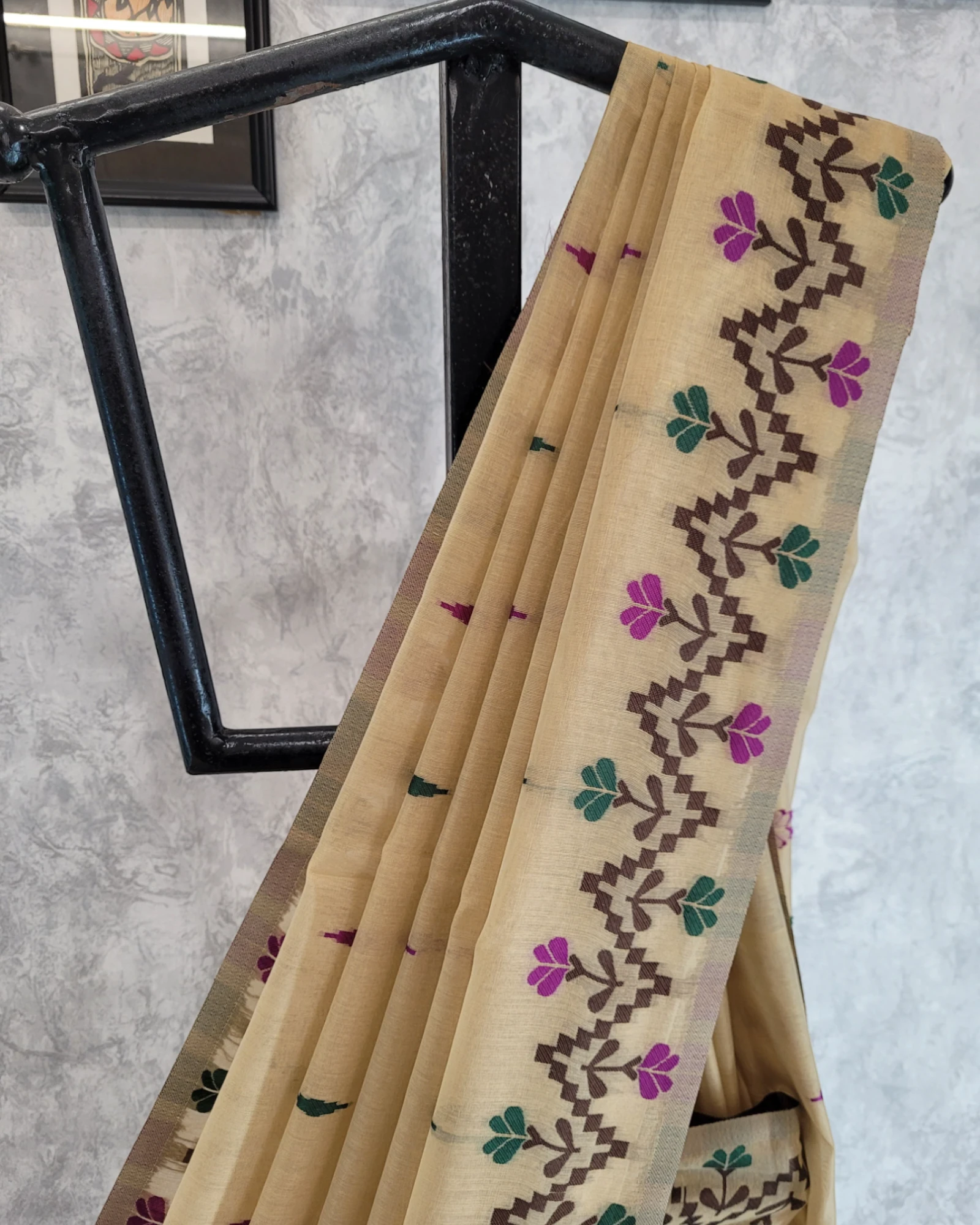 Cream Karuna Saree