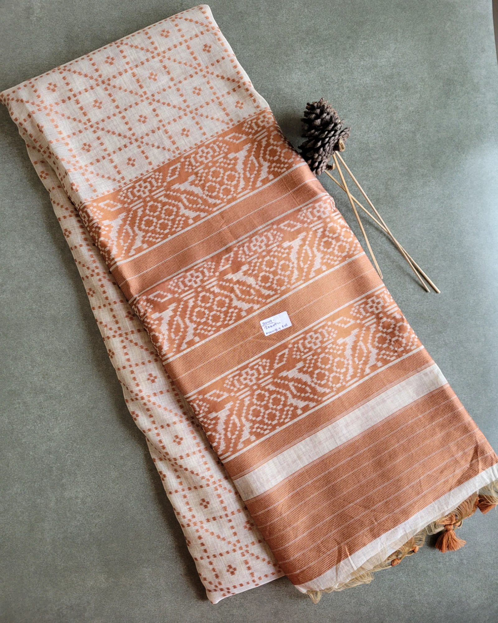 Brown Isha4 Cotton saree