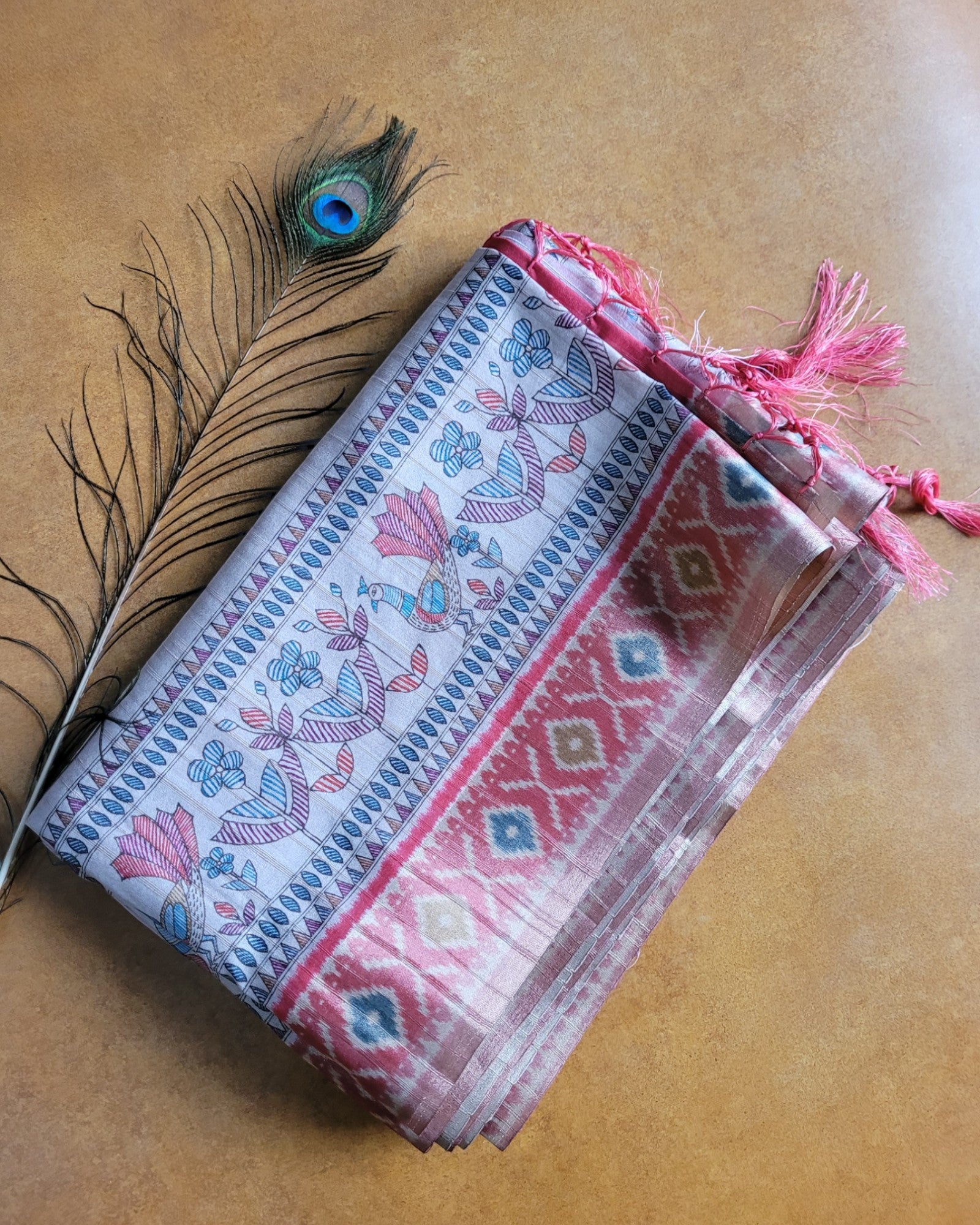 Ruby Shreya2 Tussar saree