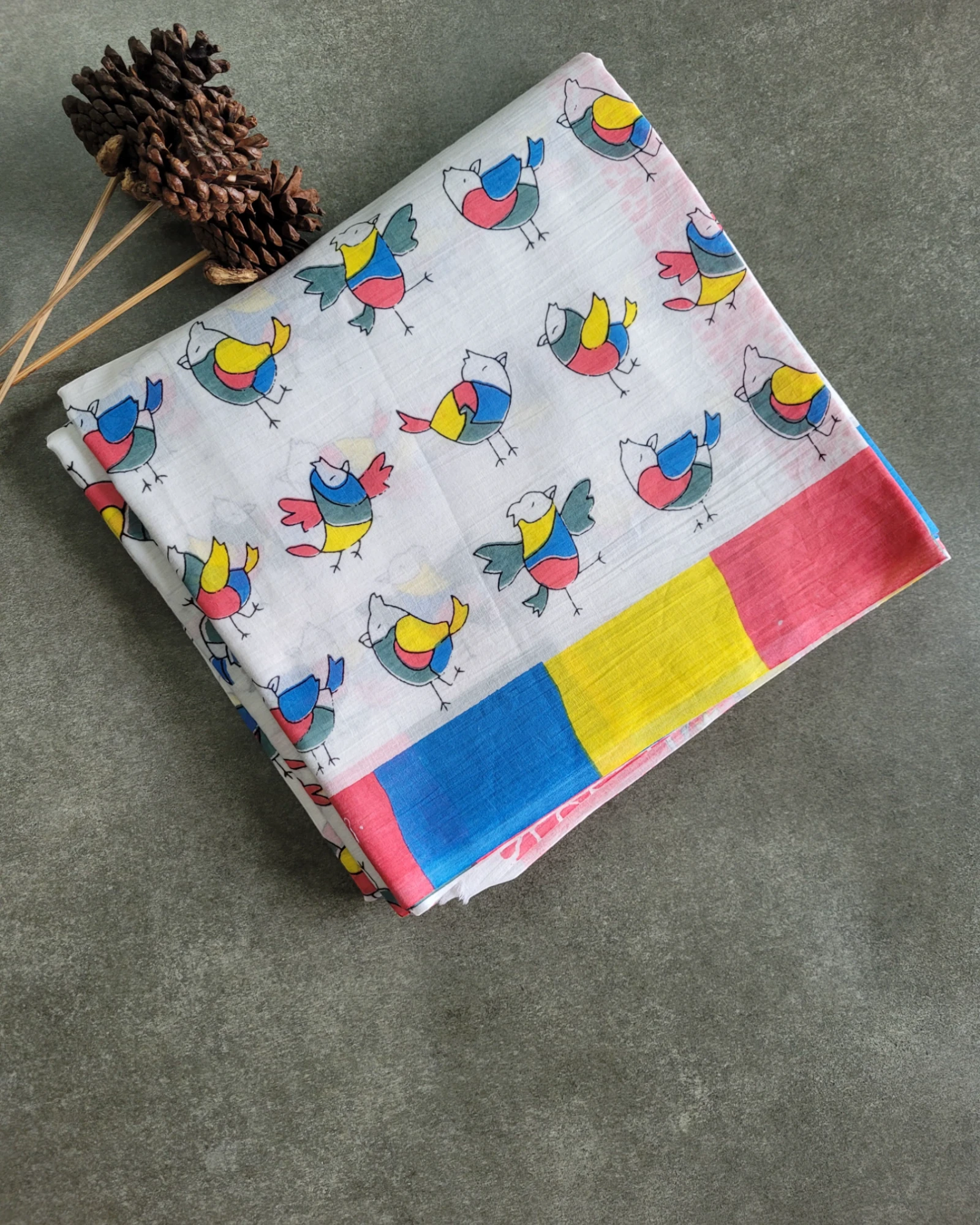 Pearl Panchi Mul Saree