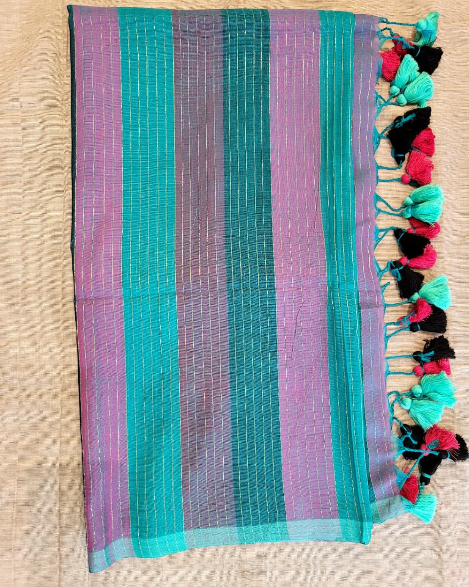 Multicolour2 Nidhi Mul Saree(zari)