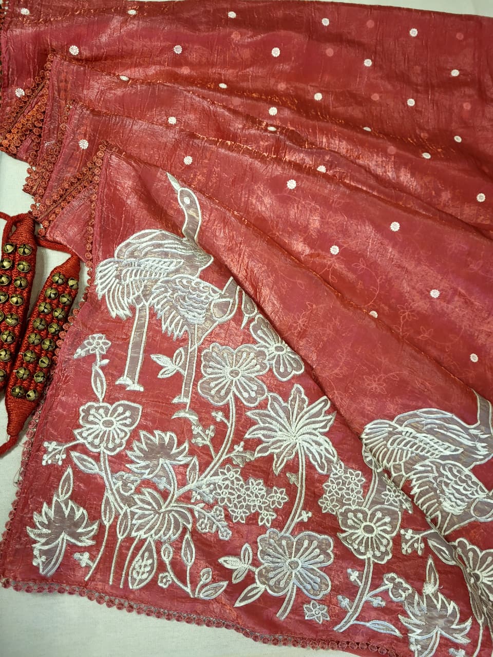 Orange Tarini4 Saree