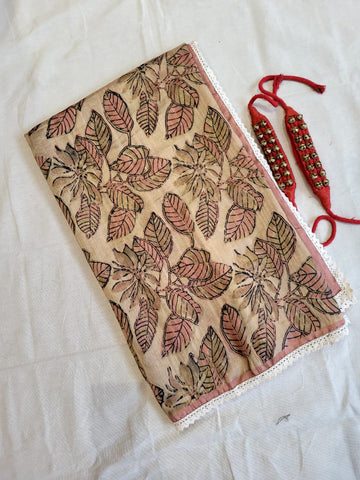 Brown Madhavi Tussar Saree TS014