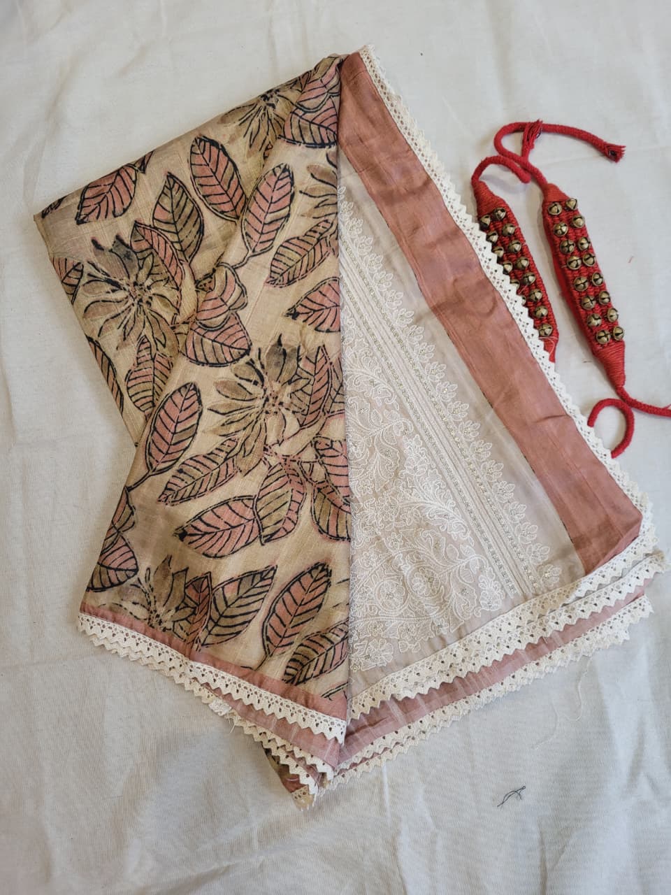 Brown Madhavi Tussar Saree TS014