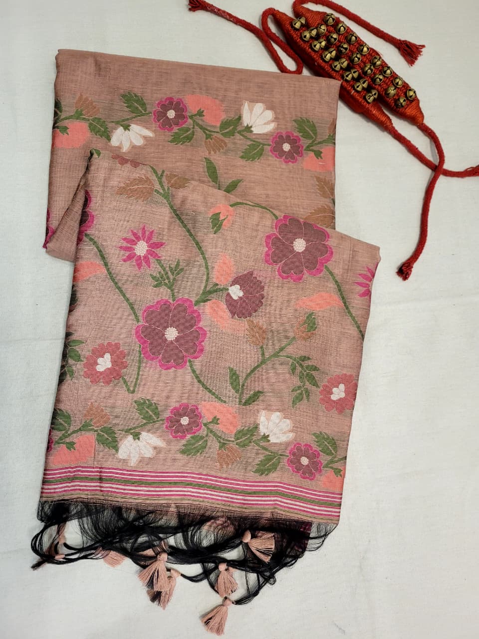 Copper Isha3 Cotton saree