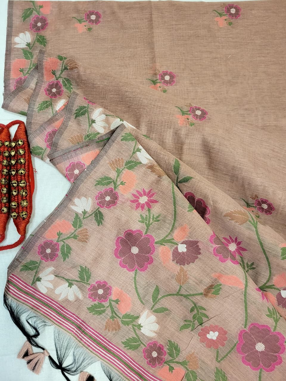 Copper Isha3 Cotton saree