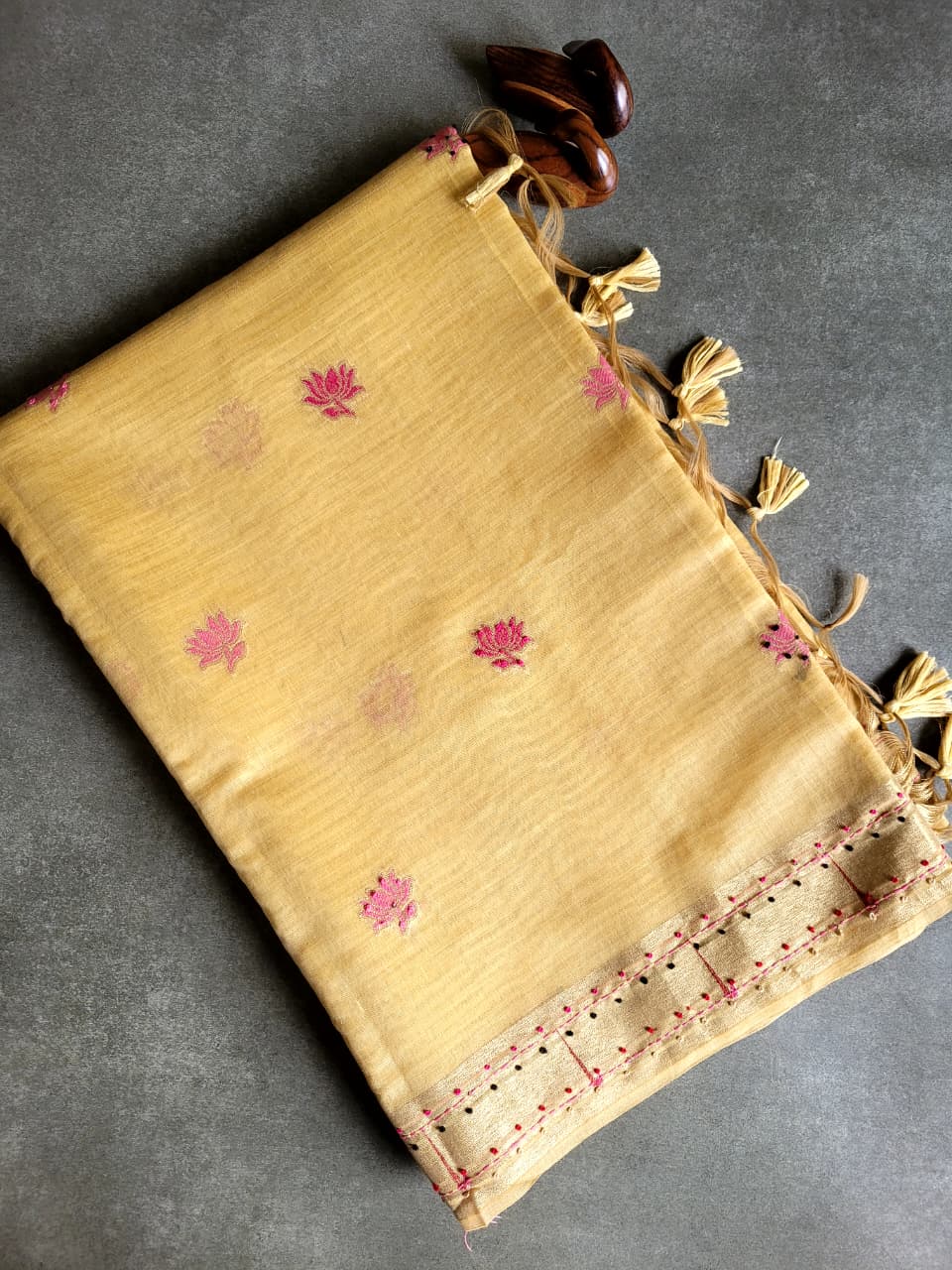 Yellow Isha Cotton saree