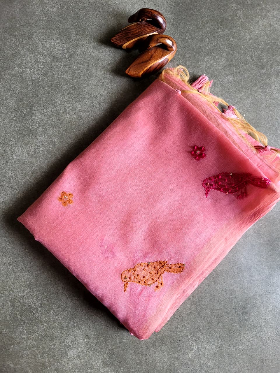 Pink Isha Cotton saree