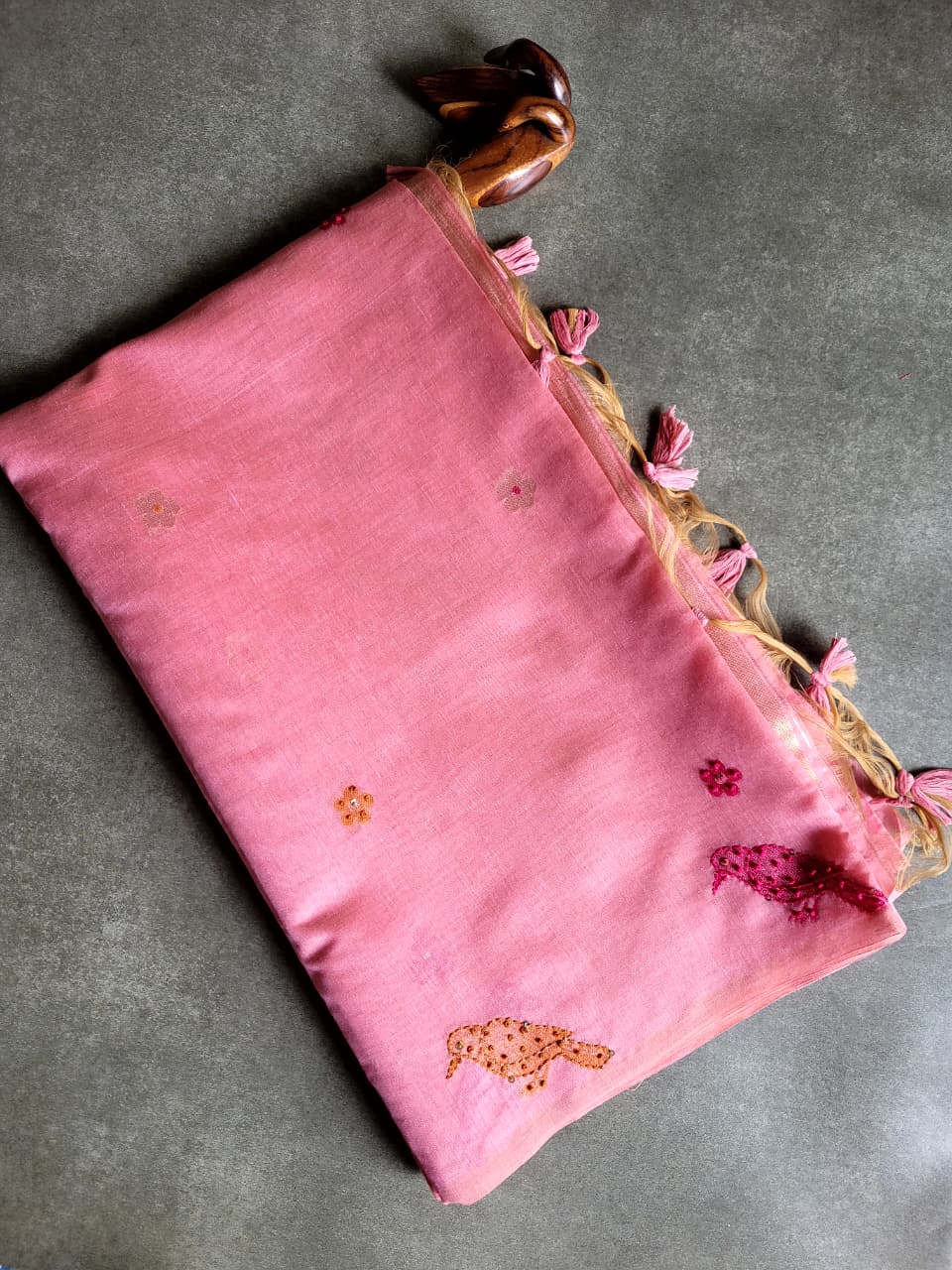 Pink Isha Cotton saree
