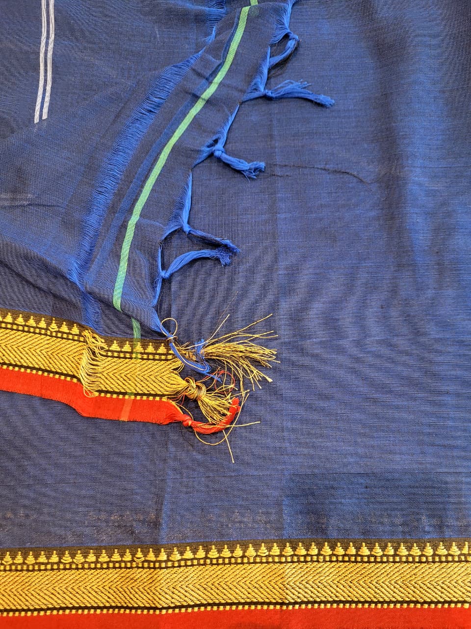 Blue1 Narayanpet Cotton Saree
