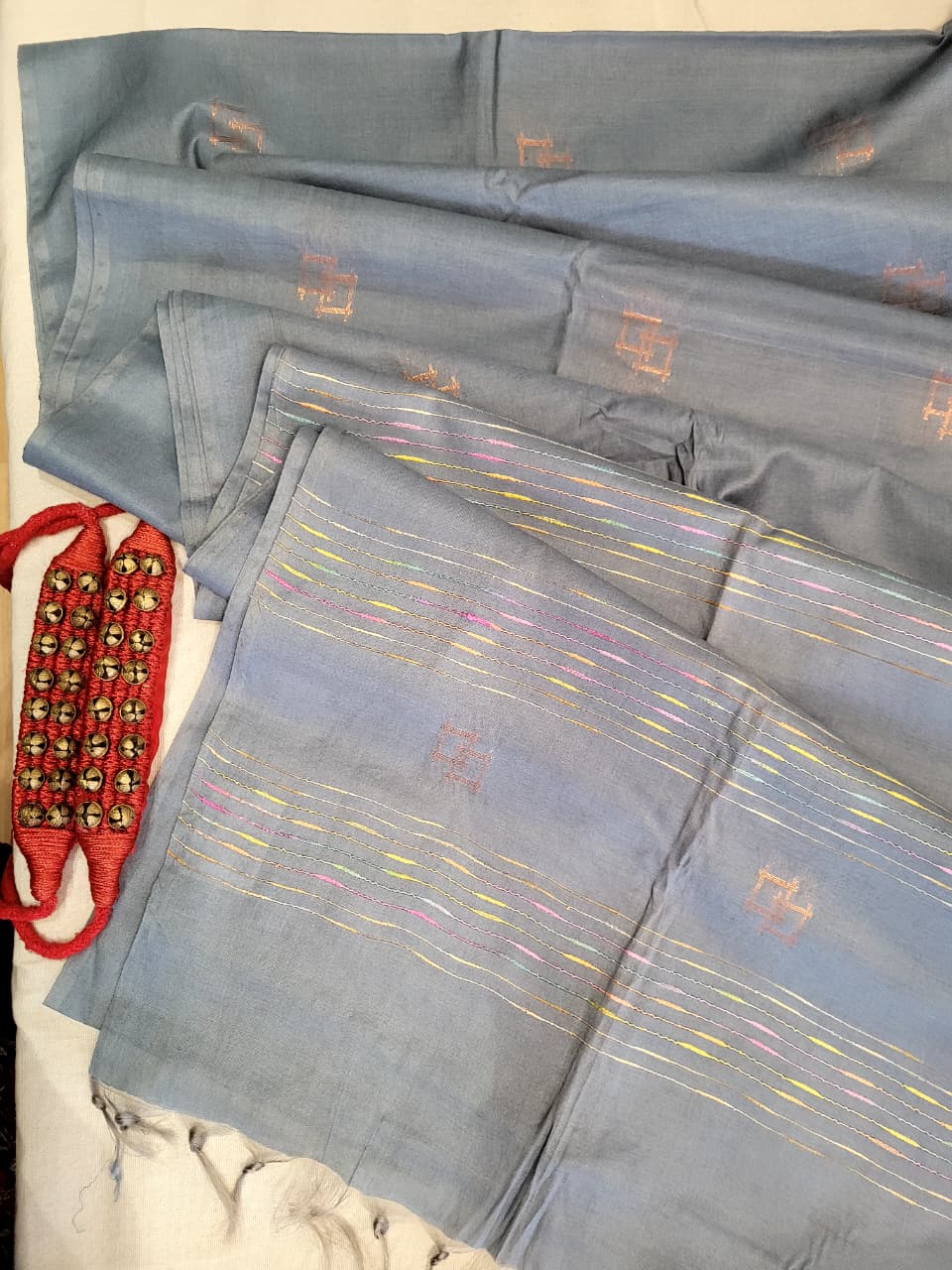 Blue Jalsa Bagalpuri Saree