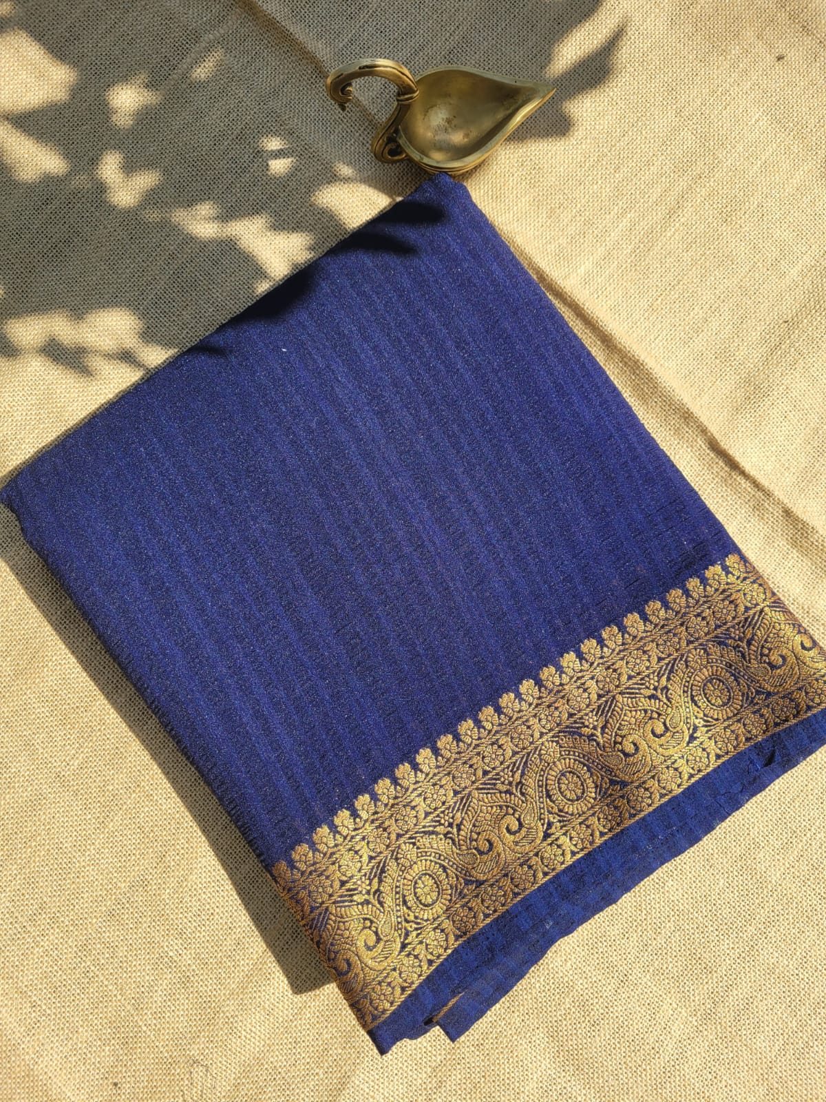Indigo Riva Semi Georgette Saree