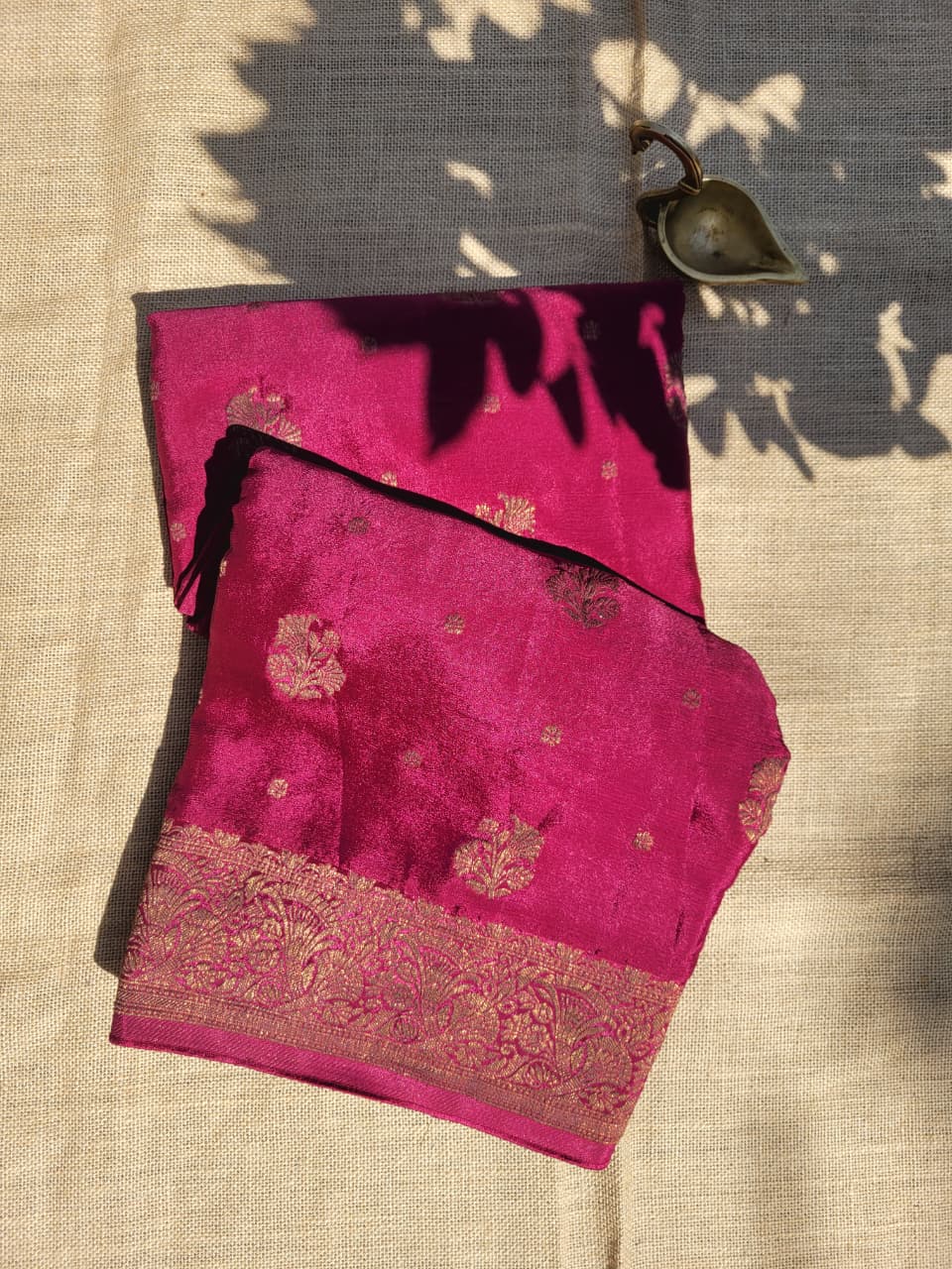 Maroon Riddhi Crepe Saree