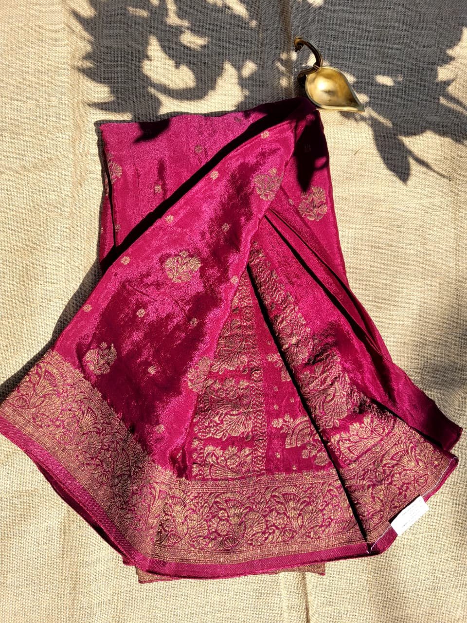 Maroon Riddhi Crepe Saree