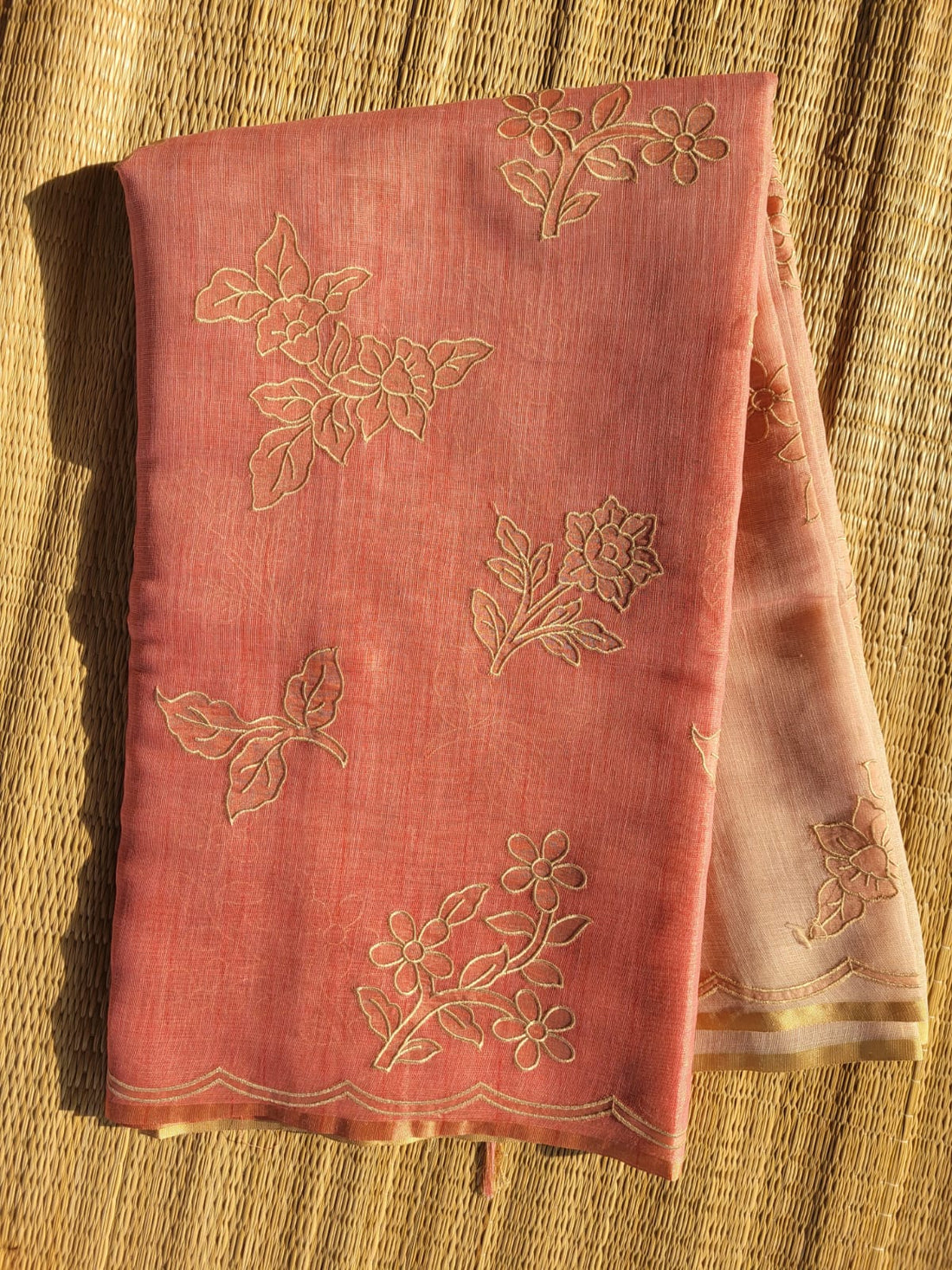 Blush Ishani Linen Tissue saree