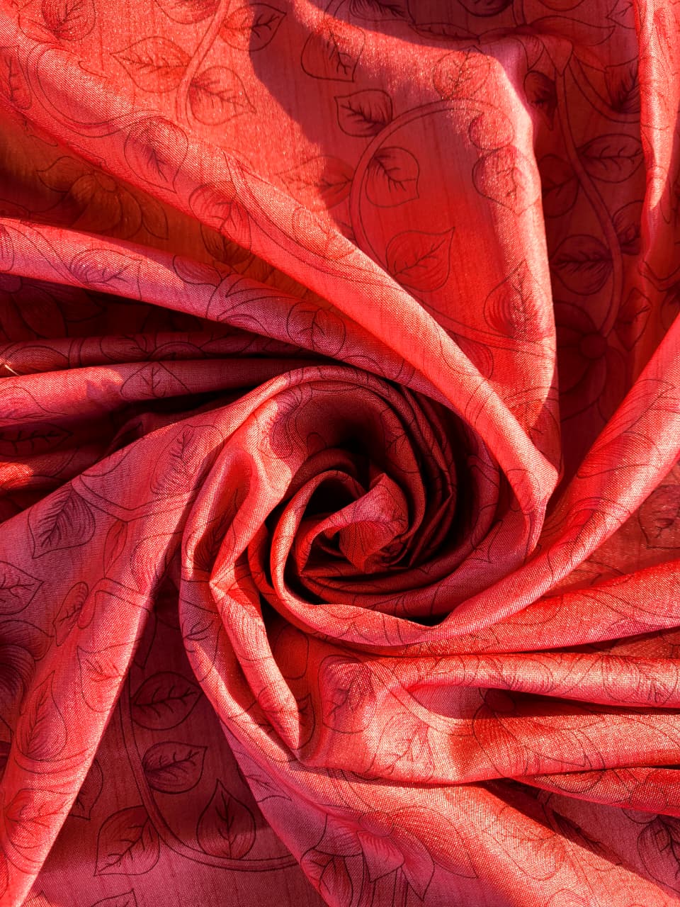Pink Ishani  Linen Tissue saree