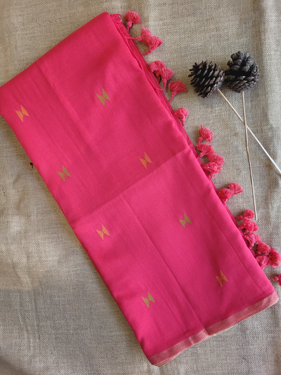 Pink3 Mira Mul Saree