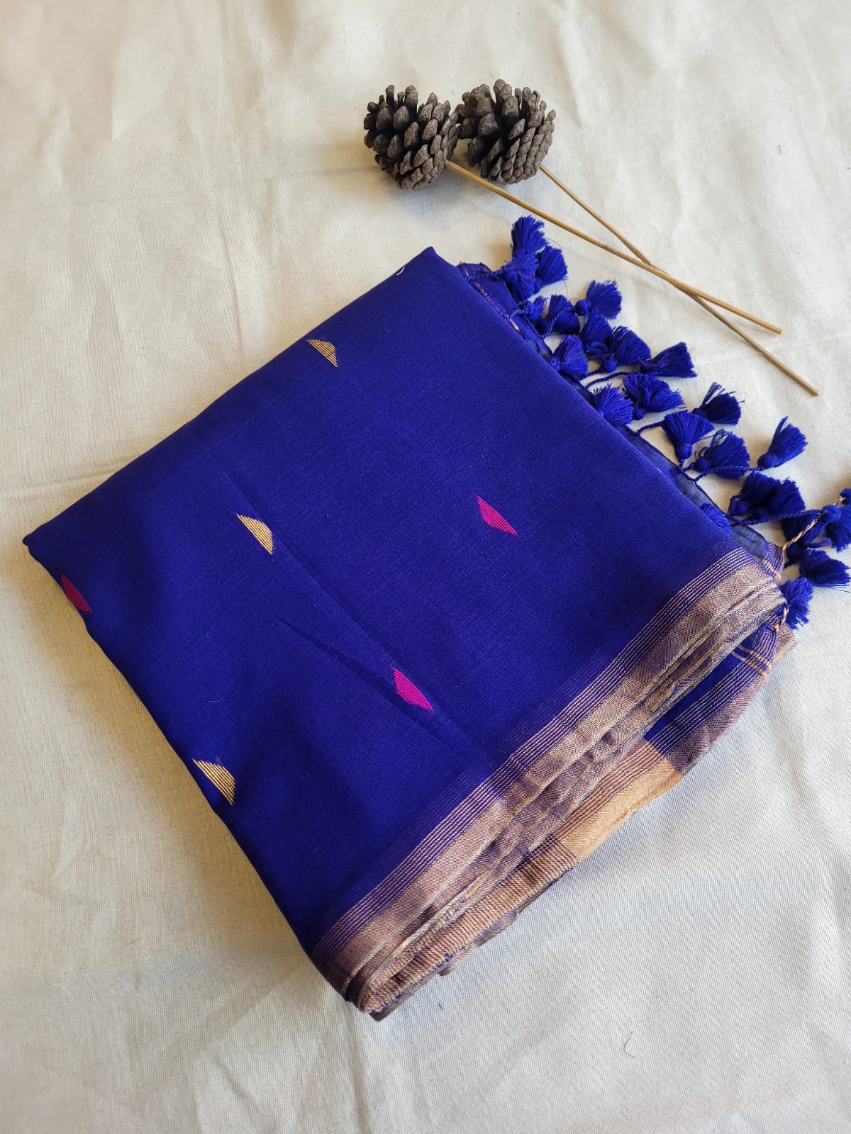 Deepblue Meet Mul Saree