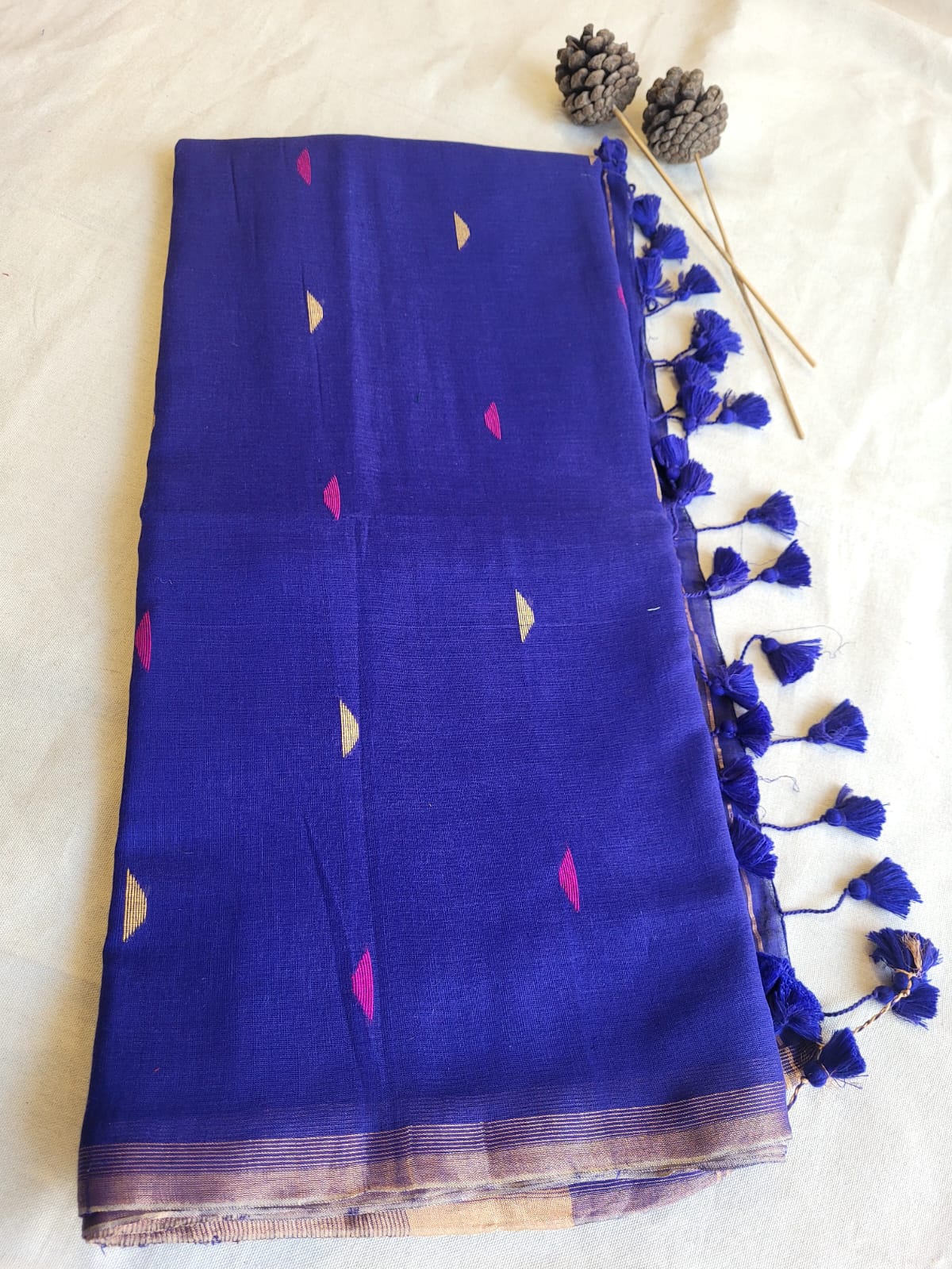 Deepblue Meet Mul Saree