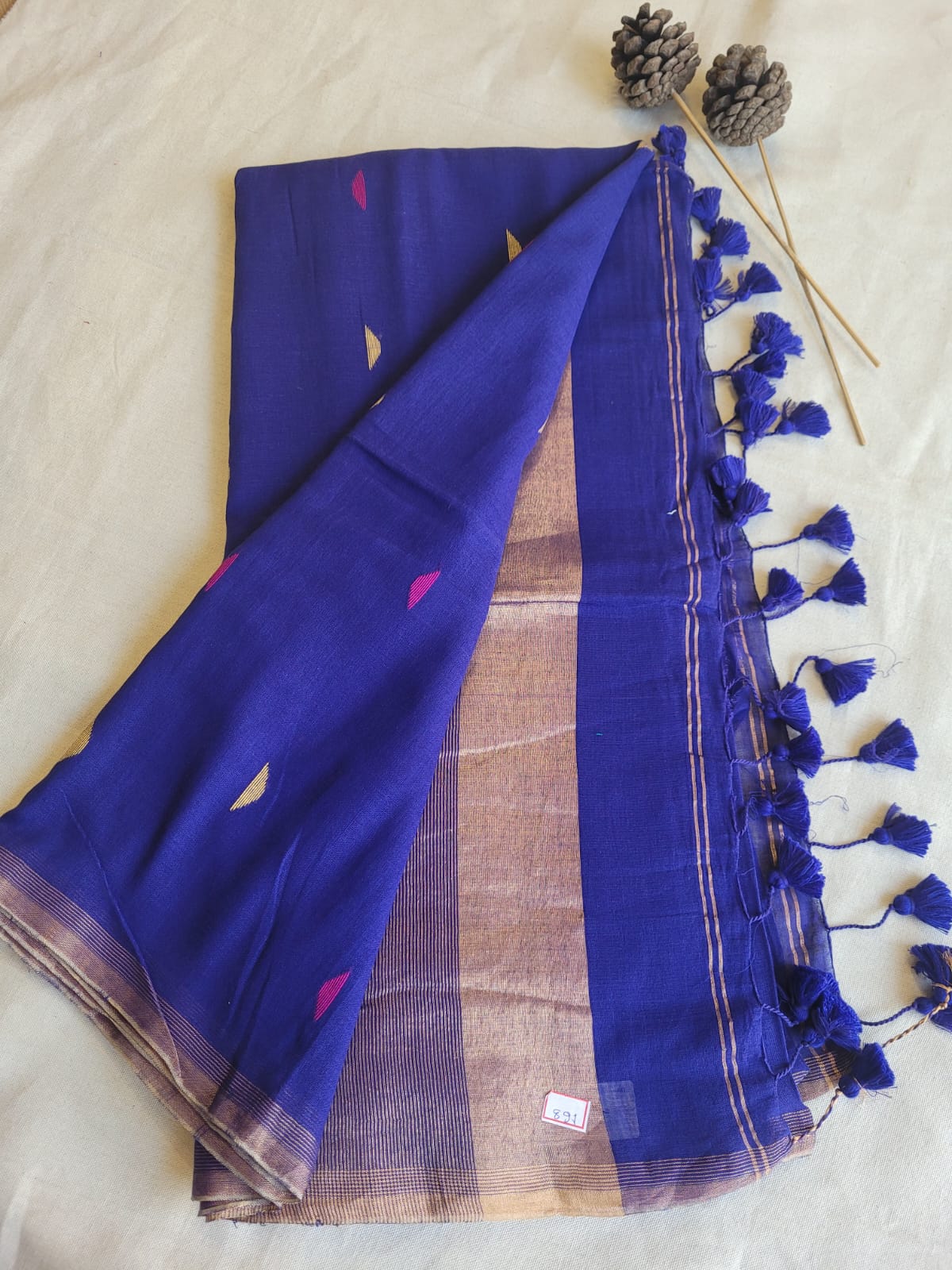 Deepblue Meet Mul Saree