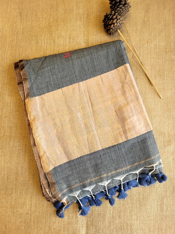 Grey Mira Mul Saree