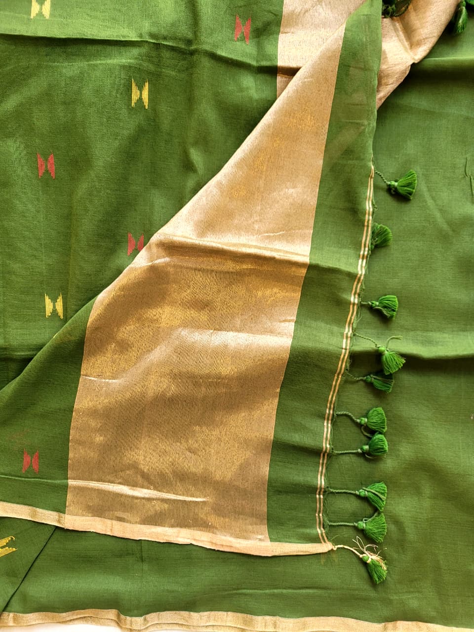 Green3 Mira Mul Saree