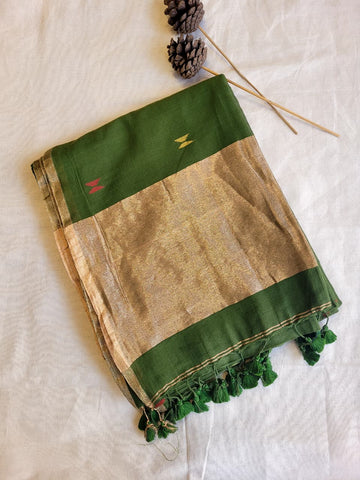 Green3 Mira Mul Saree