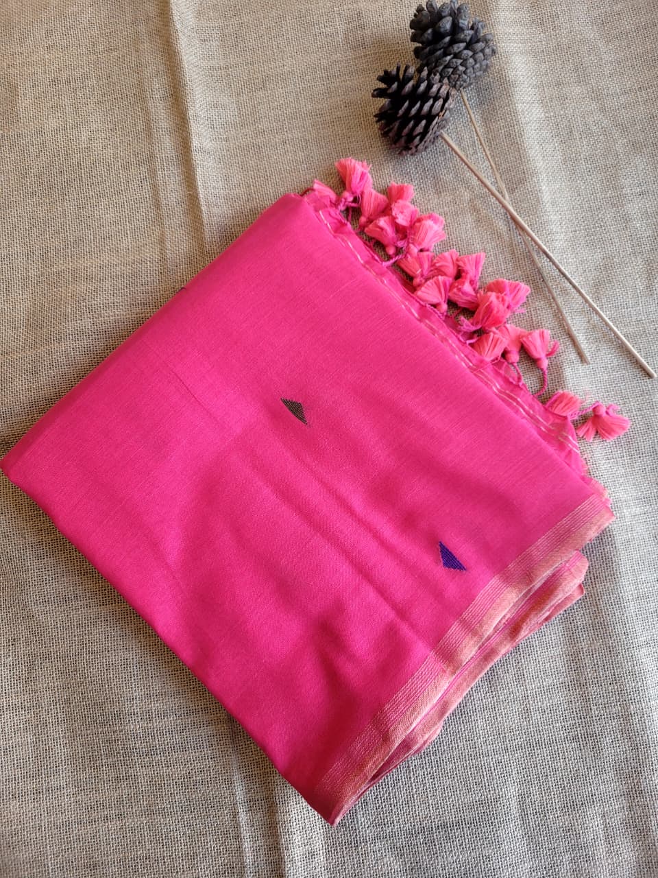 Pink3 Meet Mul Saree