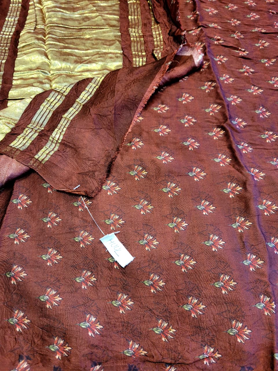 Pink Bandhani Modal Silk Saree