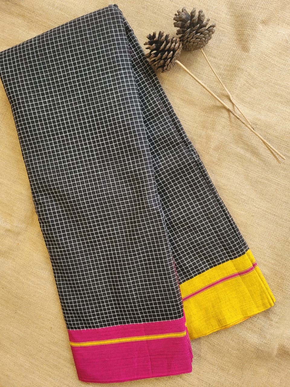 Pink2 Hampa Pattedanchu Saree